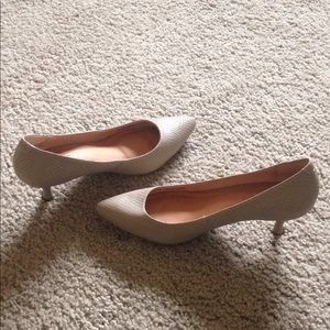 NWOB Corso Como Nude Leather Pumps